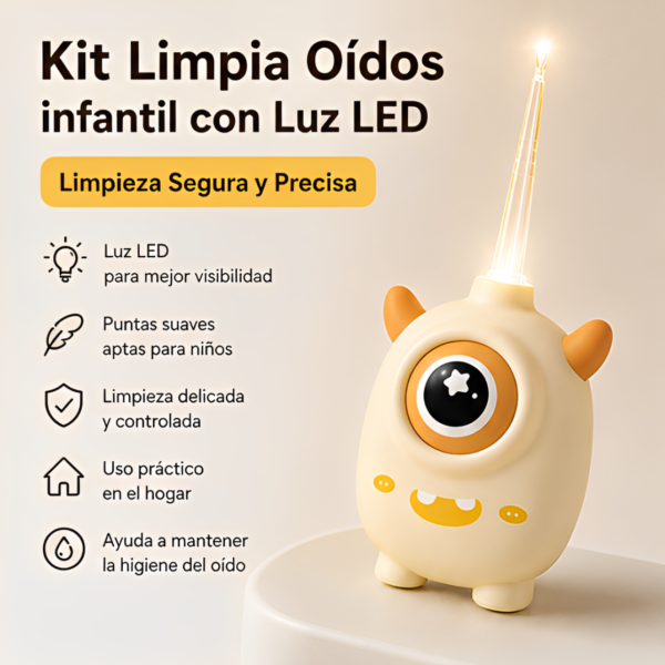 Kit de limpieza de oídos infantil